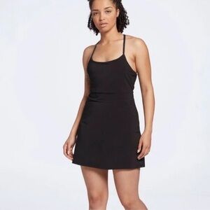 CALIA By Carrie Underwood Performance Dress Tennis Dress Medium Black Short